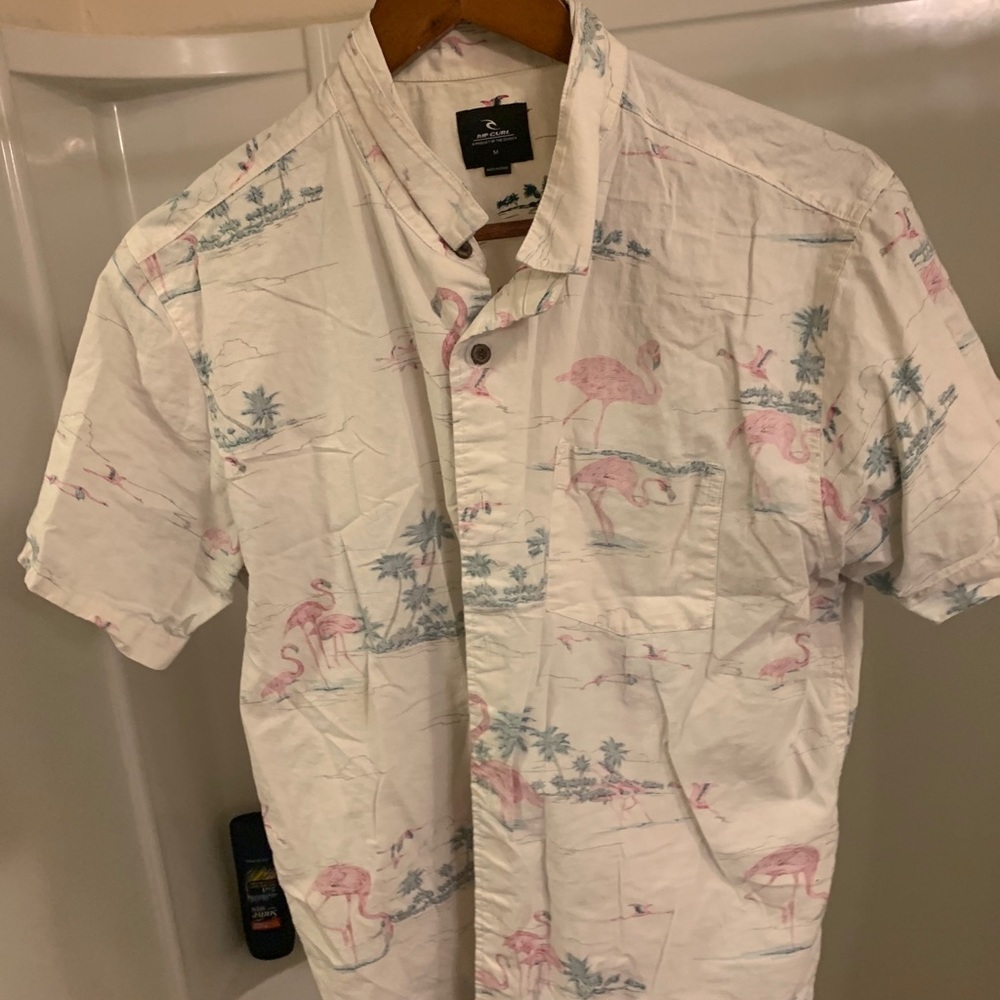 Rip curl button up Hawaiian
